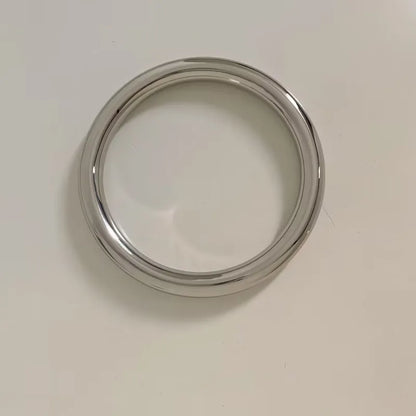 Lot 2 bracelets joncs doré argenté acier inoxydable - Argenté
